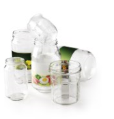 Bocaux et pots en verre au récup'verre
